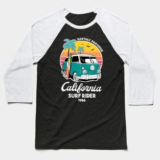 California Surf Rider 1986 Baseball T-Shirt